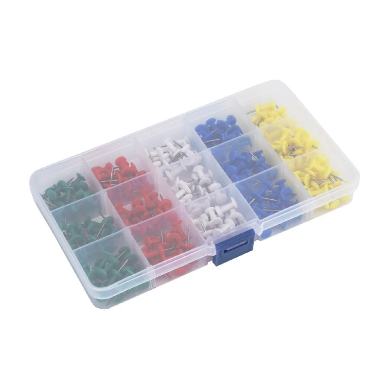 180PCS Color Pushpins 5 Colors Pushpin Set Suitable for Combination Photo Frame and Frame Installation Accessories
180PCS Color Pushpins 5 Colors Pushpin Set Suitable for Combination Photo Frame and Frame Installation Accessories
