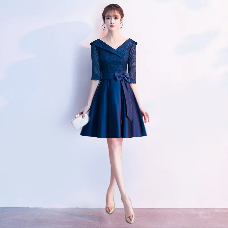 Romantic Bowknot Bride Dress Sexy Lace Wedding Party Dress Elegant V-neck Evening Dress Temperament Daily Dress Prom Gown 3XL
Romantic Bowknot Bride Dress Sexy Lace Wedding Party Dress Elegant V-neck Evening Dress Temperament Daily Dress Prom Gown 3XL