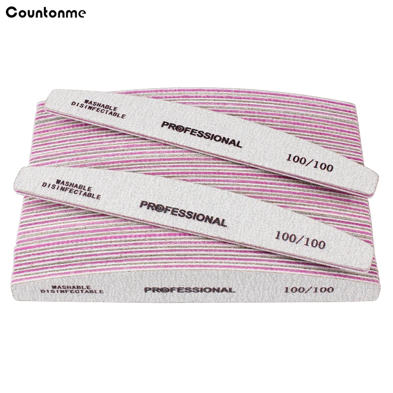 20Pcs/50Pcs Grey Thick Sandpaper Nail Files Manicure 100/100 Grit Double Sided Curved Boat Buffer Nail Art Salon Tools Set
20Pcs/50Pcs Grey Thick Sandpaper Nail Files Manicure 100/100 Grit Double Sided Curved Boat Buffer Nail Art Salon Tools Set