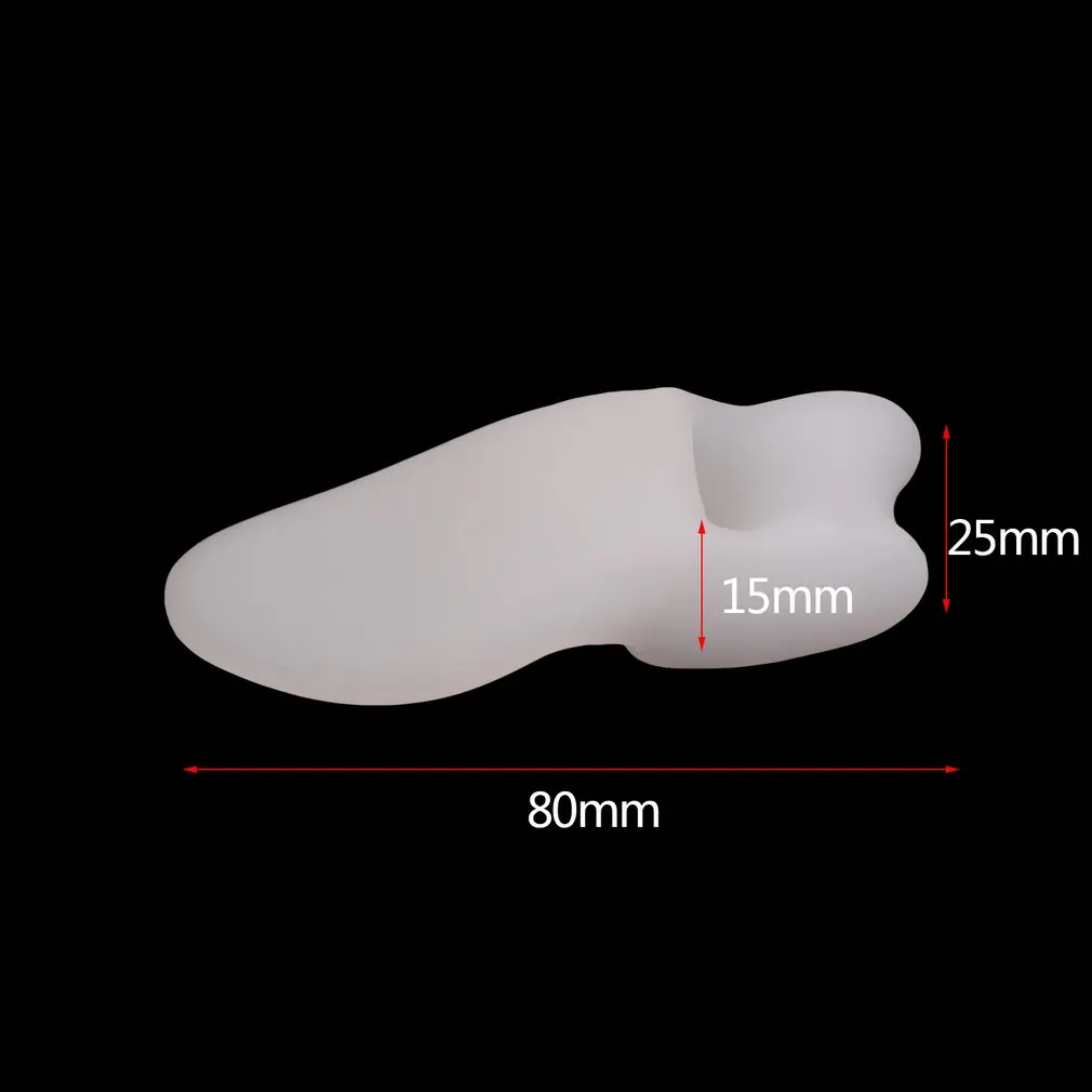 White Soft Gel Toe Separators Stretchers Straighteners Alignment Bunion Valgus Protector Thumb Pain Relief
White Soft Gel Toe Separators Stretchers Straighteners Alignment Bunion Valgus Protector Thumb Pain Relief