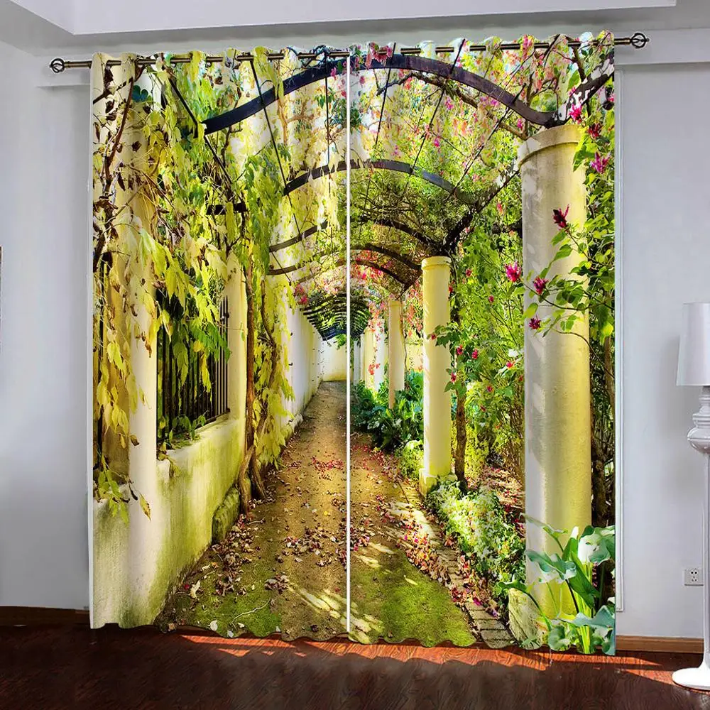 Curtain Blackout 3d Printing Corridor flowers Window Fabric Living Room Bedroom Window blinds decor curtain custom size
Curtain Blackout 3d Printing Corridor flowers Window Fabric Living Room Bedroom Window blinds decor curtain custom size