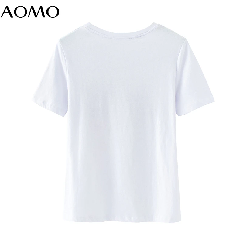 AOMO women vintage print white T shirt short sleeve O neck tees ladies casual tee shirt street wear top 3R13A
AOMO women vintage print white T shirt short sleeve O neck tees ladies casual tee shirt street wear top 3R13A