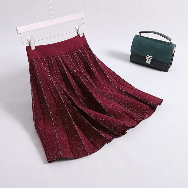 2020 Chic High Waist Spring Knitting Skirts Stretch Harajuku Women A-line Skirt Mini Faldas Jupe Femme Saia
2020 Chic High Waist Spring Knitting Skirts Stretch Harajuku Women A-line Skirt Mini Faldas Jupe Femme Saia