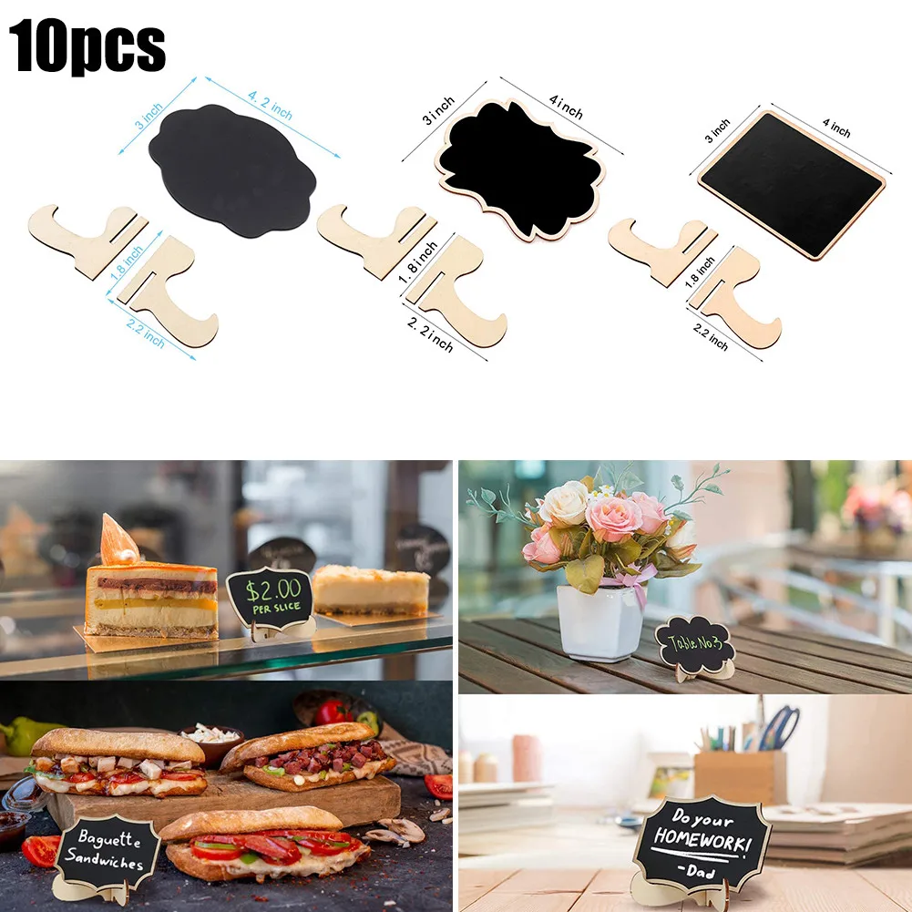 10PCS Wooden Mini Blackboard Wooden Chalkboard Mini Wood Message Notice Board Table Wedding Party Decor Write Information
10PCS Wooden Mini Blackboard Wooden Chalkboard Mini Wood Message Notice Board Table Wedding Party Decor Write Information