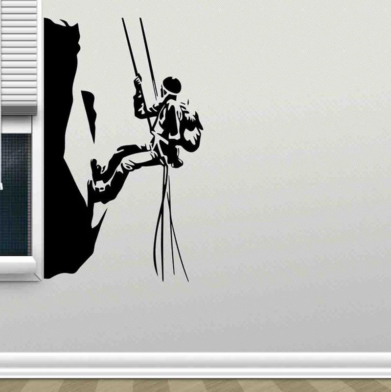 Climbing Wall Decal Climber Vinyl Sticker Mountains Wall Sign Climb Poster Extreme Sports Wall Art Gift Stencil Bedroom A13-064
Climbing Wall Decal Climber Vinyl Sticker Mountains Wall Sign Climb Poster Extreme Sports Wall Art Gift Stencil Bedroom A13-064