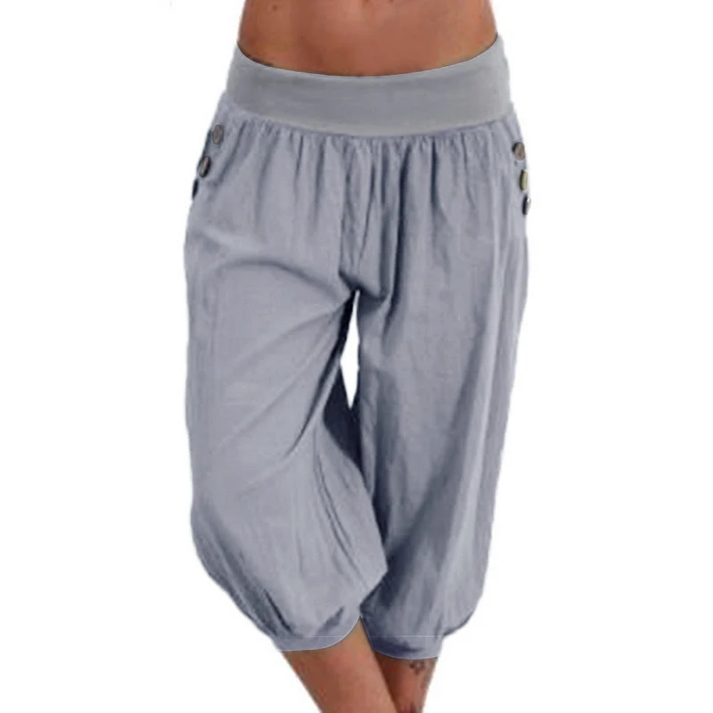 2021 Women's Fashion Cotton Linen Short Trouser Pants Women Solid Color Seven Casual Loose Pants Plus Size 5XL
2021 Women's Fashion Cotton Linen Short Trouser Pants Women Solid Color Seven Casual Loose Pants Plus Size 5XL