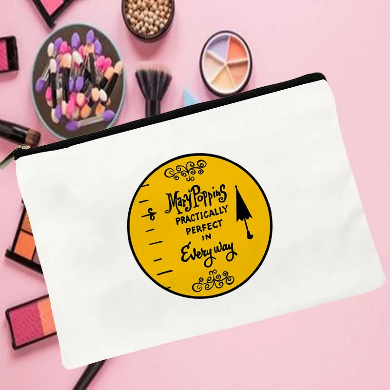 Women Practically Perfect Printed Make up bag Fashion Women Cosmetics Organizer Bag for Travel Colorful Storage Bag for Lady Bag
Women Practically Perfect Printed Make up bag Fashion Women Cosmetics Organizer Bag for Travel Colorful Storage Bag for Lady Bag