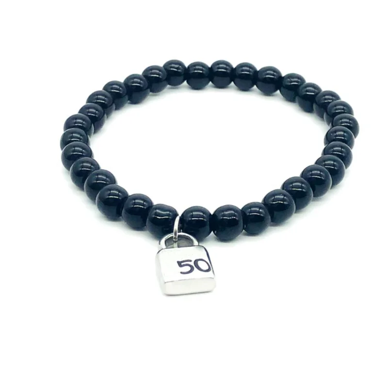 Brand Fashion Stainless Steel Simple 6mm Black Agate Lock Pendant Man Woman Letter UNO Bracelet Jewelry
Brand Fashion Stainless Steel Simple 6mm Black Agate Lock Pendant Man Woman Letter UNO Bracelet Jewelry