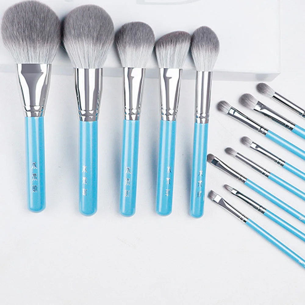 13pcs Makeup Brush/ The Iris Series High Quality Synthetic Hair Brushes Set-powder Blush Foundation Eyeshadow Beauty
13pcs Makeup Brush/ The Iris Series High Quality Synthetic Hair Brushes Set-powder Blush Foundation Eyeshadow Beauty