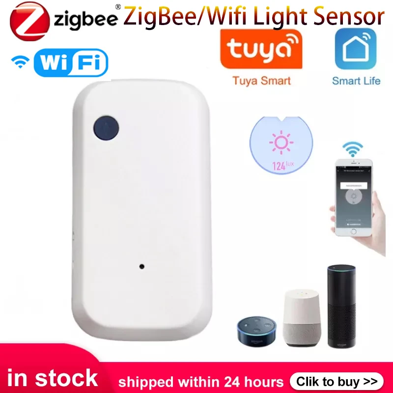 Tuya Zigbee Smart Home Light Sensor Smart WiFi Brightness Sensor Working With Alexa Google Home Illumination Sensor Powered
Tuya Zigbee Smart Home Light Sensor Smart WiFi Brightness Sensor Working With Alexa Google Home Illumination Sensor Powered