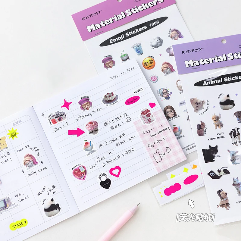 17Pcs Cute Animal Sticker ins DIY Decoration Ablum Diary Scrapbooking Journal Adhesive Sticker Stationery Art Crafts
17Pcs Cute Animal Sticker ins DIY Decoration Ablum Diary Scrapbooking Journal Adhesive Sticker Stationery Art Crafts