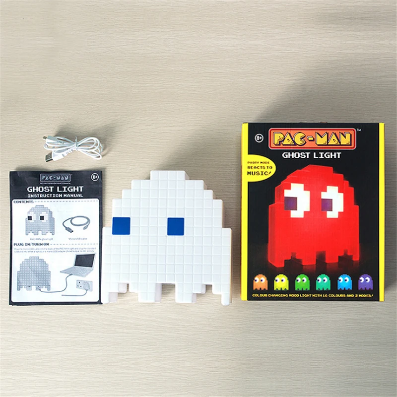 Homhi Game Night Light Led Children's Room Decoration Gift Pixel Veilleuse Enfant Creativity Cute Pac Man Discoloration Cartoons
Homhi Game Night Light Led Children's Room Decoration Gift Pixel Veilleuse Enfant Creativity Cute Pac Man Discoloration Cartoons
