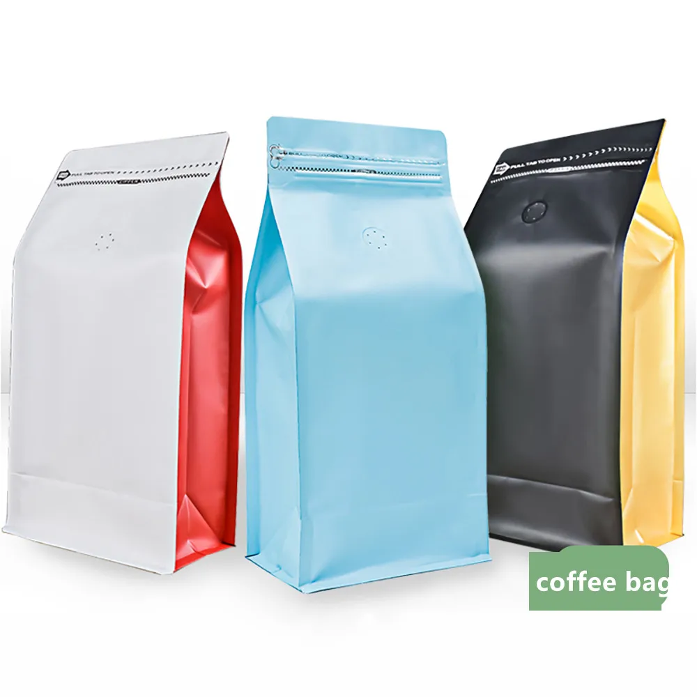 50PCS New Design Customizable Wholesale Plastic Aluminum Matte Foil Coffee Bag With Valve Ziplock
50PCS New Design Customizable Wholesale Plastic Aluminum Matte Foil Coffee Bag With Valve Ziplock