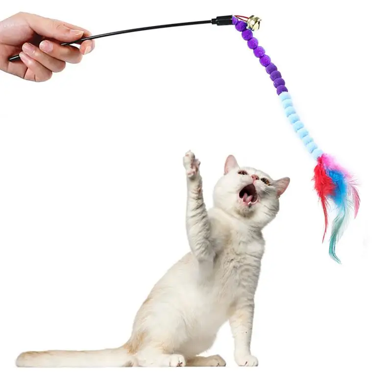 Dorakitten 1pc Funny Cat Teaser Wand Plush Artificial Feather Bell Decor Cat Wand Toy Cat Interactive Toy Pet Supplies Cat Favor
Dorakitten 1pc Funny Cat Teaser Wand Plush Artificial Feather Bell Decor Cat Wand Toy Cat Interactive Toy Pet Supplies Cat Favor