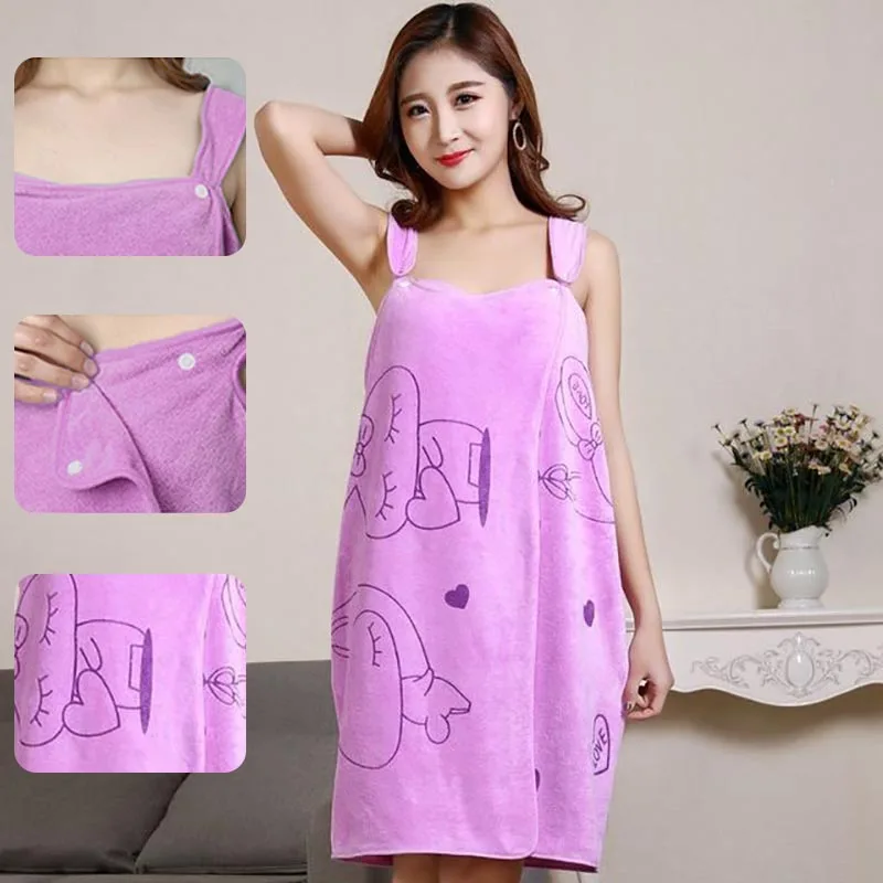 Wearable Bath Towel Superfine Fiber Bathroom Bathrobe Soft Absorbent Towel For Home Skin-Friendly Beach Towels Home Textile
Wearable Bath Towel Superfine Fiber Bathroom Bathrobe Soft Absorbent Towel For Home Skin-Friendly Beach Towels Home Textile