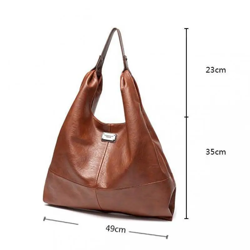 YourSeason Casual Tote Ladies Vintage 2021 Bag Soft PU Leather Fashion Solid Color Women Shoulder Bags Large Capacity 
YourSeason Casual Tote Ladies Vintage 2021 Bag Soft PU Leather Fashion Solid Color Women Shoulder Bags Large Capacity