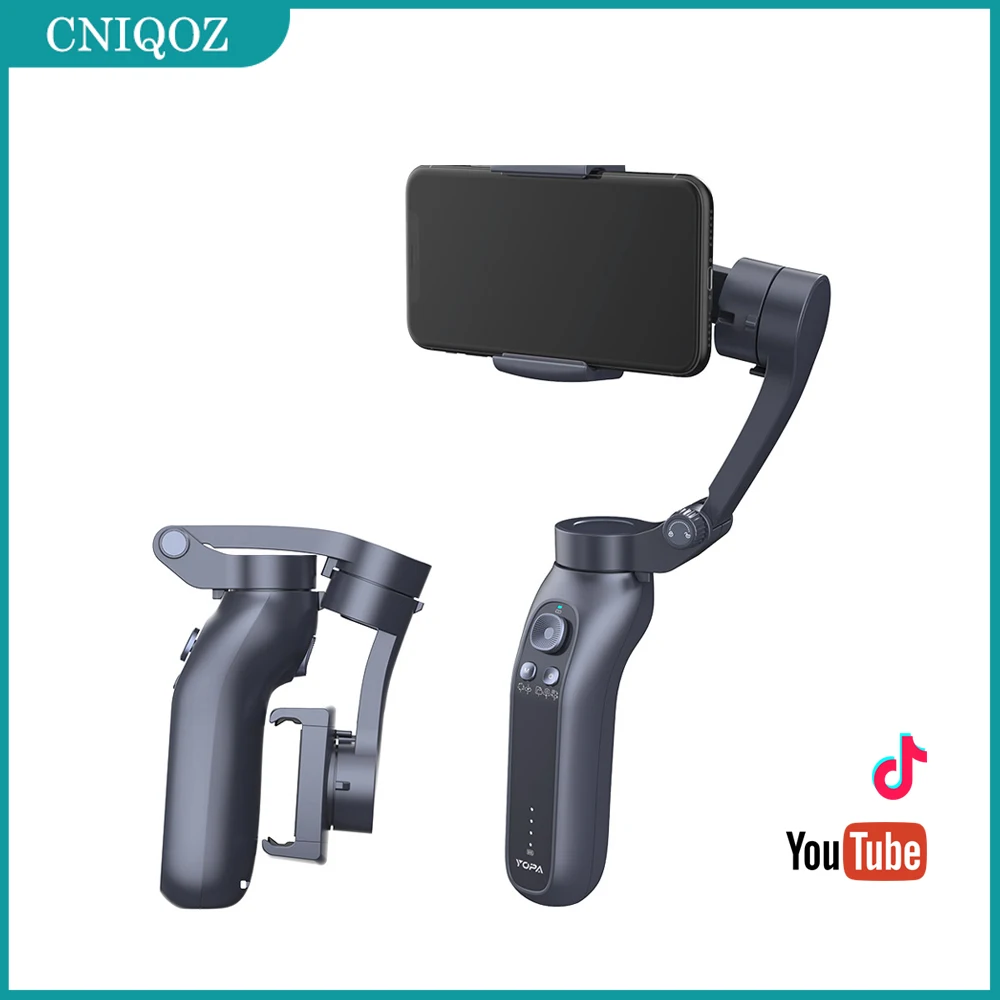 

3-осевой Ручной Стабилизатор для смартфона CNL7B, Bluetooth селфи-палка для экшн-камеры Gopro, видео Tik Youtube Tok Vlog