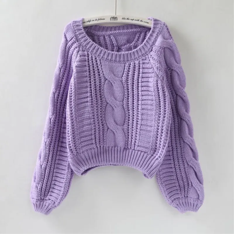 Roupas femininas Women Pull Sweaters 2019 New Yellow Sweater Jumpers Candy Color Harajuku Chic Short Sweater Twisted Pull
Roupas femininas Women Pull Sweaters 2019 New Yellow Sweater Jumpers Candy Color Harajuku Chic Short Sweater Twisted Pull