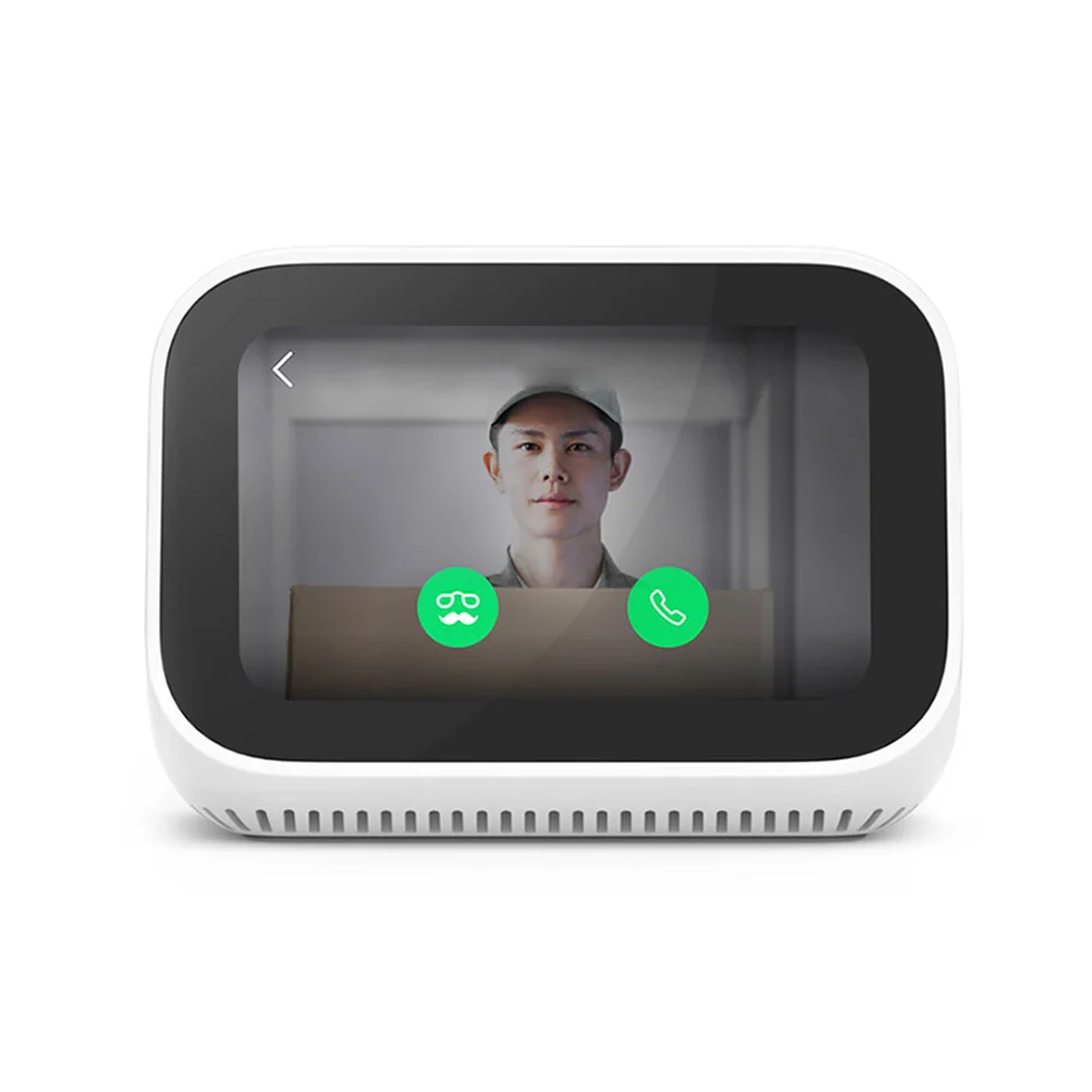 Новый дизайн xiaomi AI сенсорный экран Bluetooth 5 0 динамик цифровой дисплей Будильник WiFi