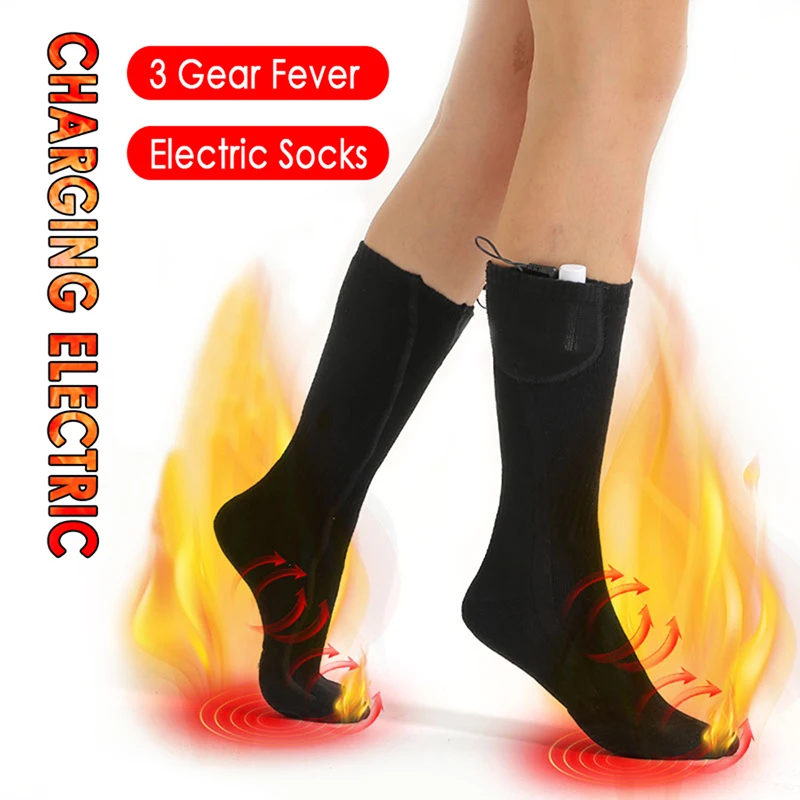 Electric Heated Socks Rechargeable 2 Battery 3 Adjustable Warmer Socks For Women Men Winter Outdoor Skiing Sports Thermal Socks
Electric Heated Socks Rechargeable 2 Battery 3 Adjustable Warmer Socks For Women Men Winter Outdoor Skiing Sports Thermal Socks