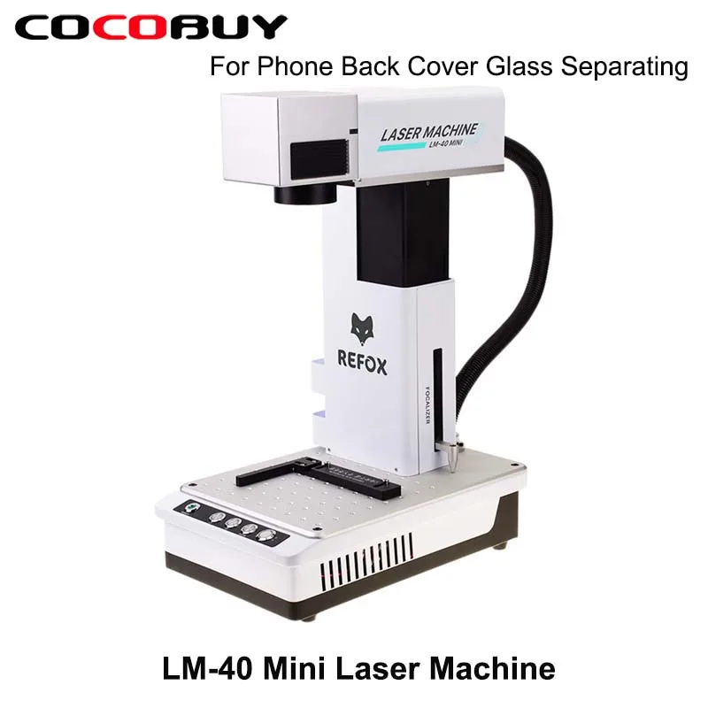 REFOX LM-40 Mini Laser Machine LCD Back Glass Cover Laser separate Machine Mold for iphone DIY Engraving LOGO marking Machine
REFOX LM-40 Mini Laser Machine LCD Back Glass Cover Laser separate Machine Mold for iphone DIY Engraving LOGO marking Machine