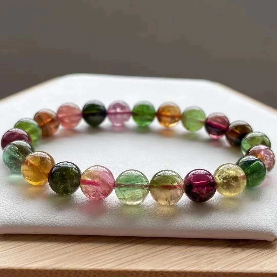 8,5 мм топ натуральный красочный Турмалин Радужный Кварц Браслет Редкие бразильские четкие бусины для женщин и мужчин модные Лучшие AAAAA
8,5 мм топ натуральный красочный Турмалин Радужный Кварц Браслет Редкие бразильские четкие бусины для женщин и мужчин модные Лучшие AAAAA