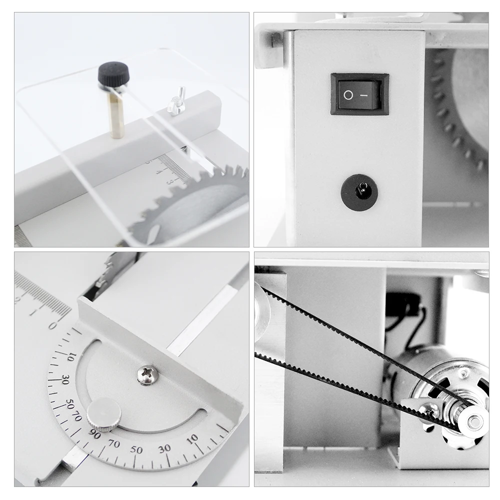 24V Mini Table Saw Handmade Woodworking Bench Saw DIY Hobby Model Crafts Cutting Tool 150W Power Supply 110mm Circular Saw Blade
24V Mini Table Saw Handmade Woodworking Bench Saw DIY Hobby Model Crafts Cutting Tool 150W Power Supply 110mm Circular Saw Blade