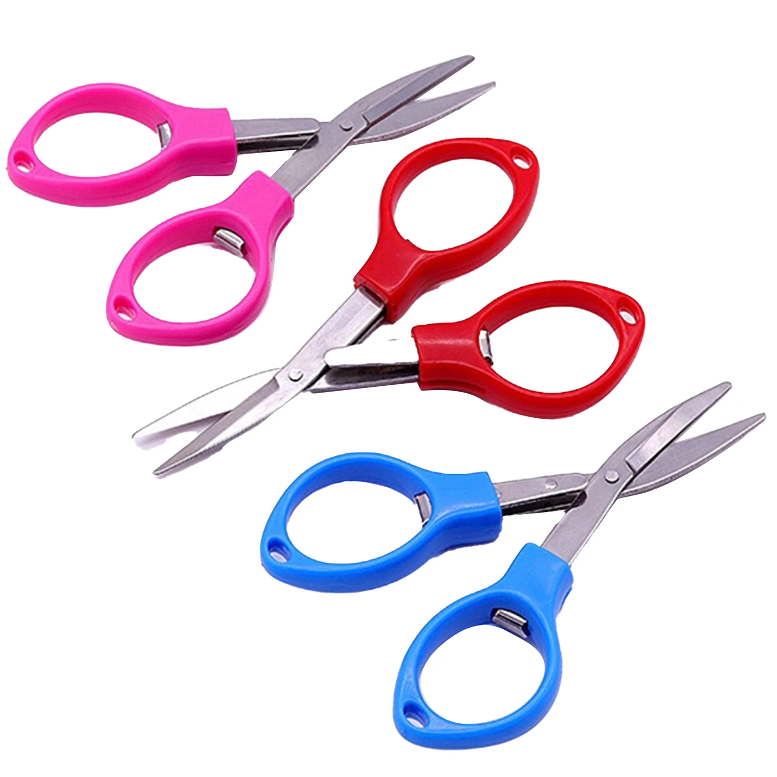 3pcs Plastic Handle Safety Mini Multifunction Colorful DIY Tool Portable Fold Scissors Student Stationery Stainless Steel Kids
3pcs Plastic Handle Safety Mini Multifunction Colorful DIY Tool Portable Fold Scissors Student Stationery Stainless Steel Kids