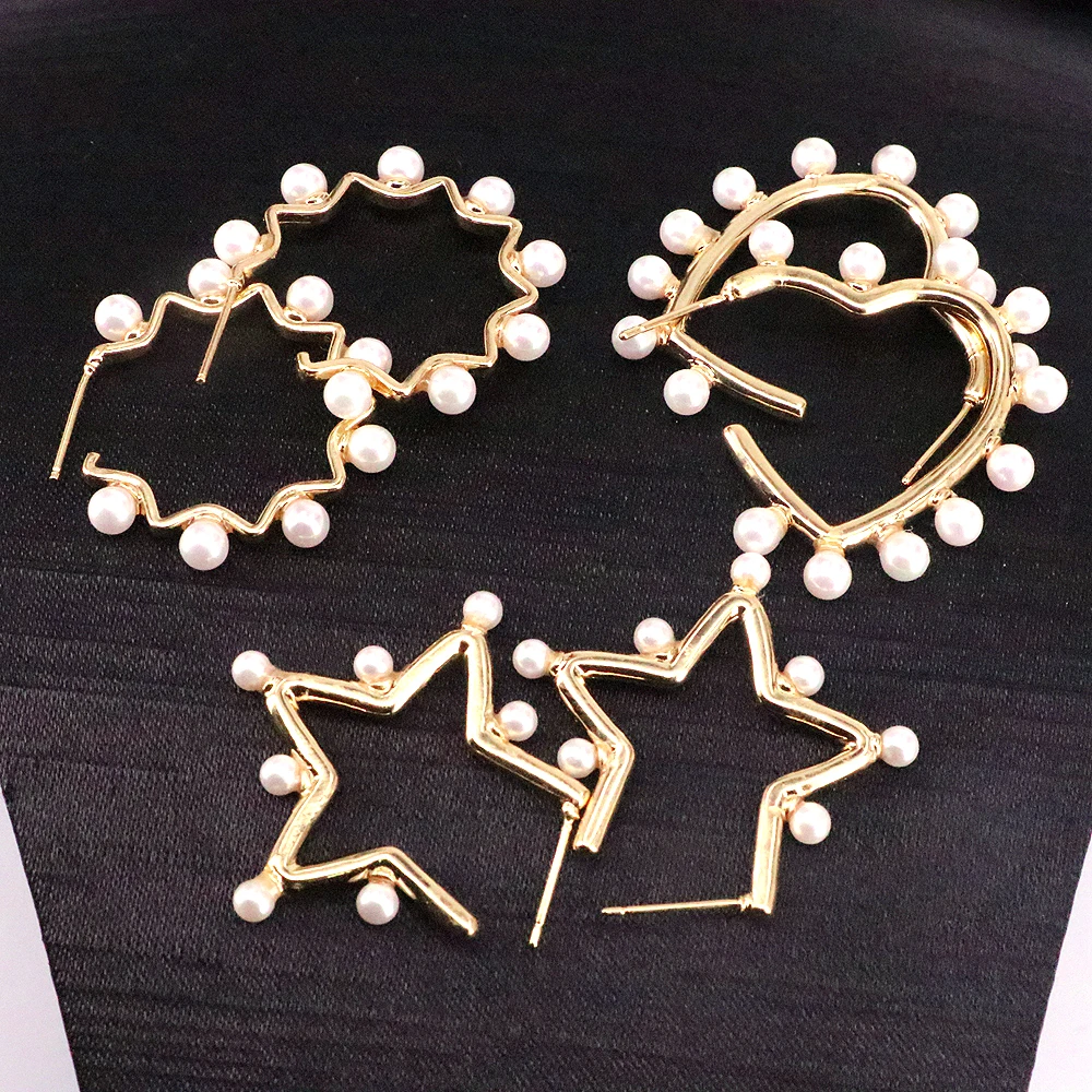 5 Pairs, Korean Fashion Earring For Women Jewelry Pearl Shell Studs Round Star Heart Pendientes Mujer Body Piercing Jewelry
5 Pairs, Korean Fashion Earring For Women Jewelry Pearl Shell Studs Round Star Heart Pendientes Mujer Body Piercing Jewelry
