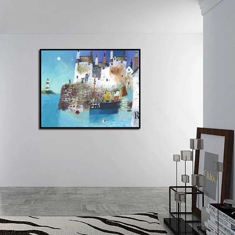 Nordic Style Prints 1Pc Background Posters and Walls Art Living Room Sofa Decoration Painting Oil Painting Cartoon Sailboat
Nordic Style Prints 1Pc Background Posters and Walls Art Living Room Sofa Decoration Painting Oil Painting Cartoon Sailboat