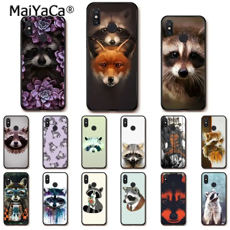 MaiYaCa чехол для телефона с рисунком животного енота Xiaomi mi5 6 A1 A2 Lite Mi9 9SE mi8lite F1 Mix2 2S Max2