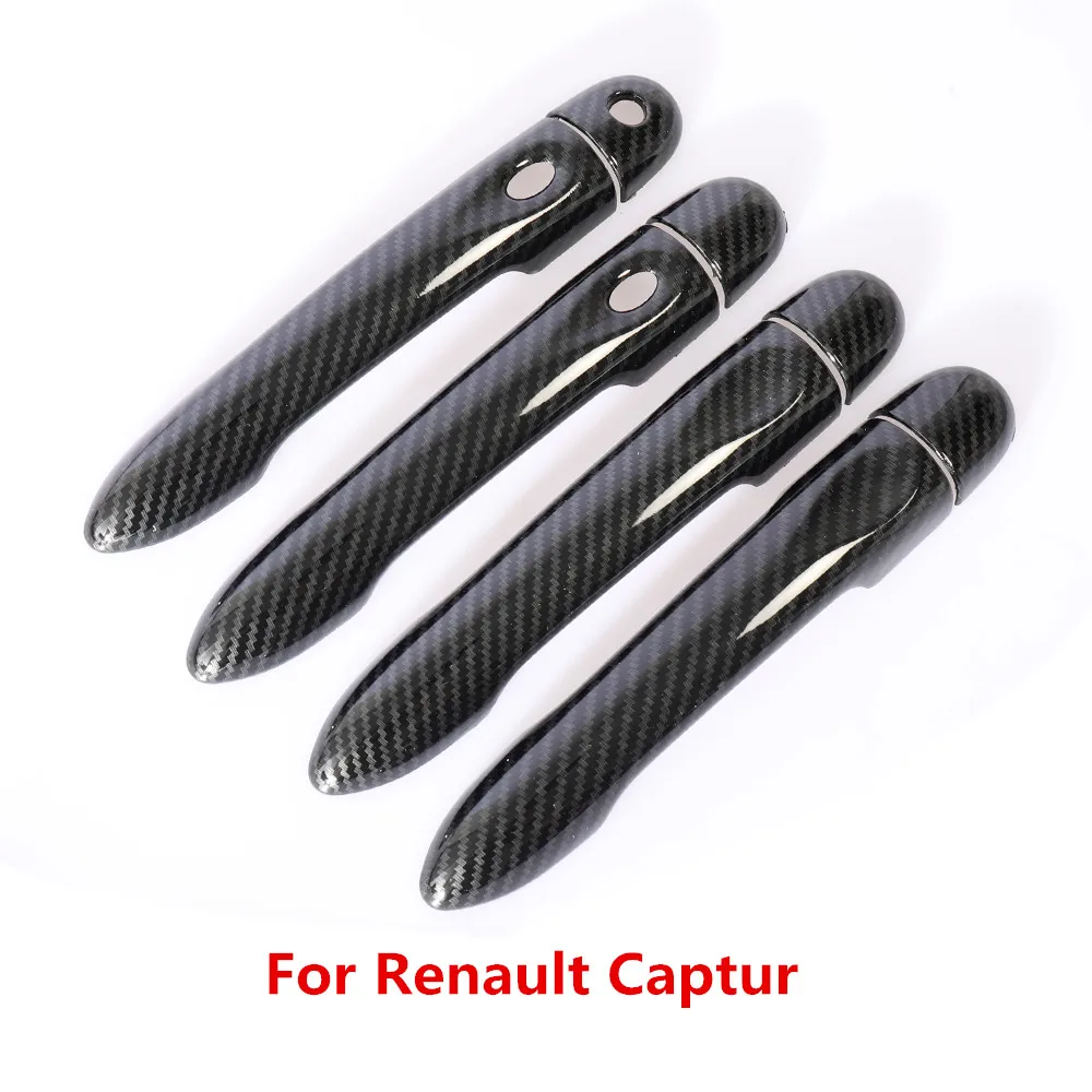 Carbon Fiber Printed Exterior Door Handle Cover Door Bowls Moulding Trim for Renault Captur 2013 2014 2015 2016 2017 2018 2019
Carbon Fiber Printed Exterior Door Handle Cover Door Bowls Moulding Trim for Renault Captur 2013 2014 2015 2016 2017 2018 2019