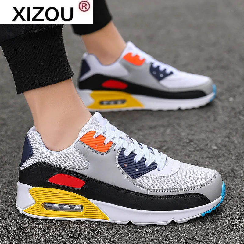 Mens Sneakers Fashion Casual Running Shoes Lover Gym Shoes Light Breathe Comfort Outdoor Air Cushion Couple Jogging Shoes 36-47
Mens Sneakers Fashion Casual Running Shoes Lover Gym Shoes Light Breathe Comfort Outdoor Air Cushion Couple Jogging Shoes 36-47