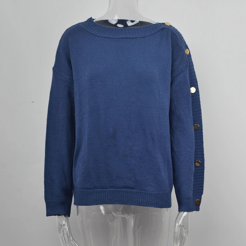 New women's vintage knitted pullover sweater Autumn plus size fashion loose button-sleeved sweater women white pullover jumper
New women's vintage knitted pullover sweater Autumn plus size fashion loose button-sleeved sweater women white pullover jumper