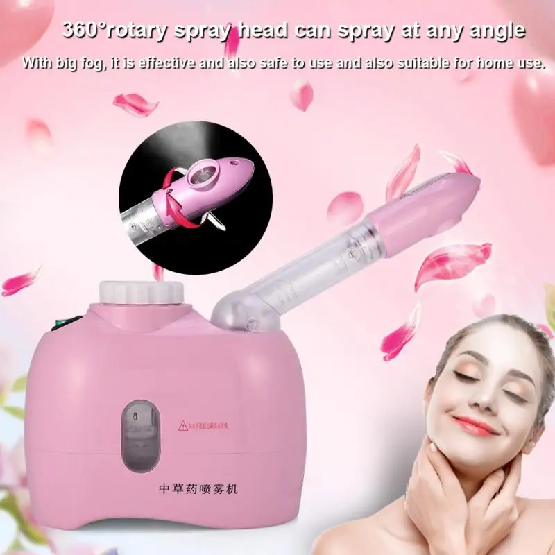220V Facial Steamer Thermal Steam Humidifier Herbal Vaporizer Aroma Ozone Vaporizer Face Sauna Spa Instrument Care Machine
220V Facial Steamer Thermal Steam Humidifier Herbal Vaporizer Aroma Ozone Vaporizer Face Sauna Spa Instrument Care Machine