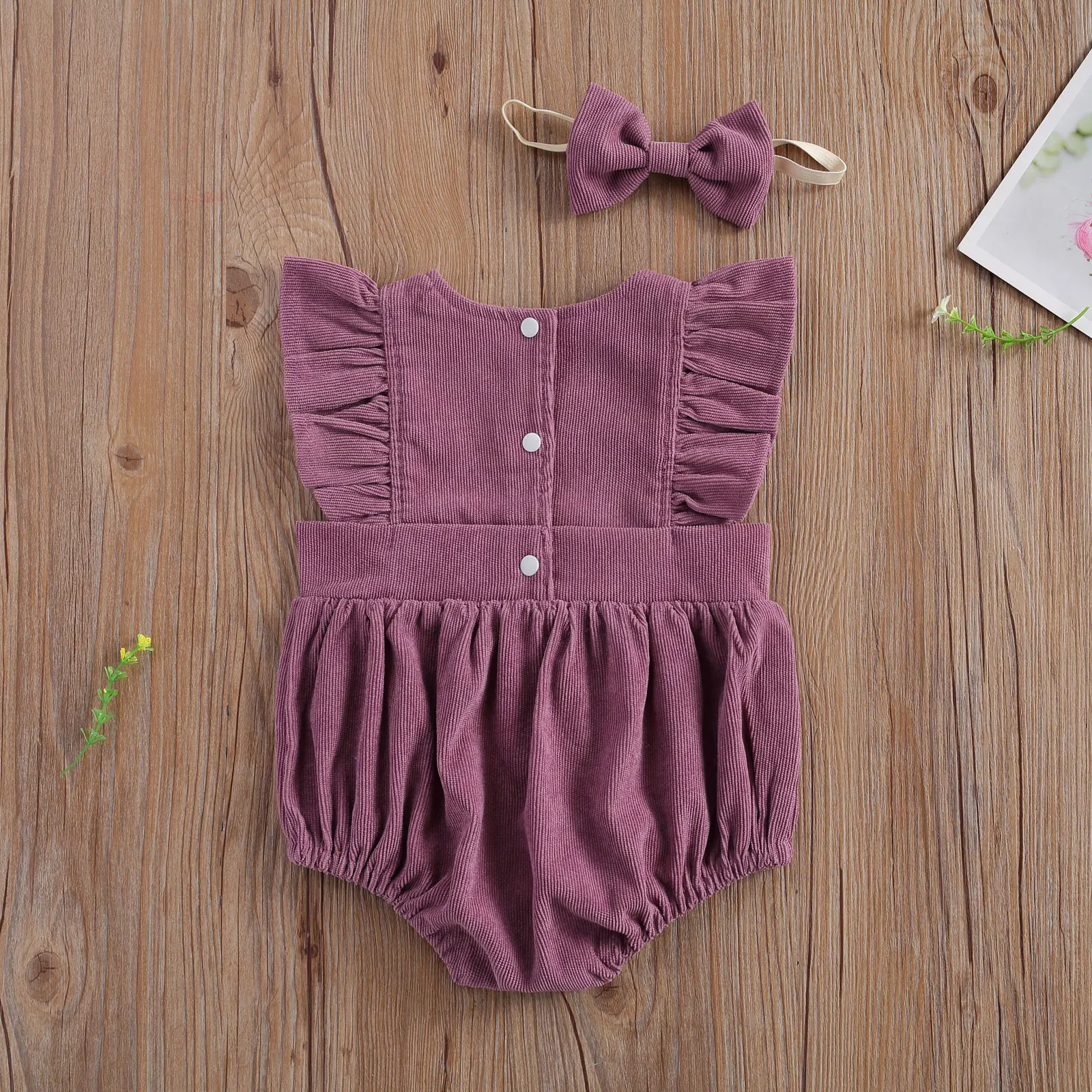 Pudcoco 2020 Autumn 0-24M Toddler Baby Girls 2Pcs Set Flared Short Sleeve Back Buttons Corduroy Bodysuit+Headband 4 Colors
Pudcoco 2020 Autumn 0-24M Toddler Baby Girls 2Pcs Set Flared Short Sleeve Back Buttons Corduroy Bodysuit+Headband 4 Colors
