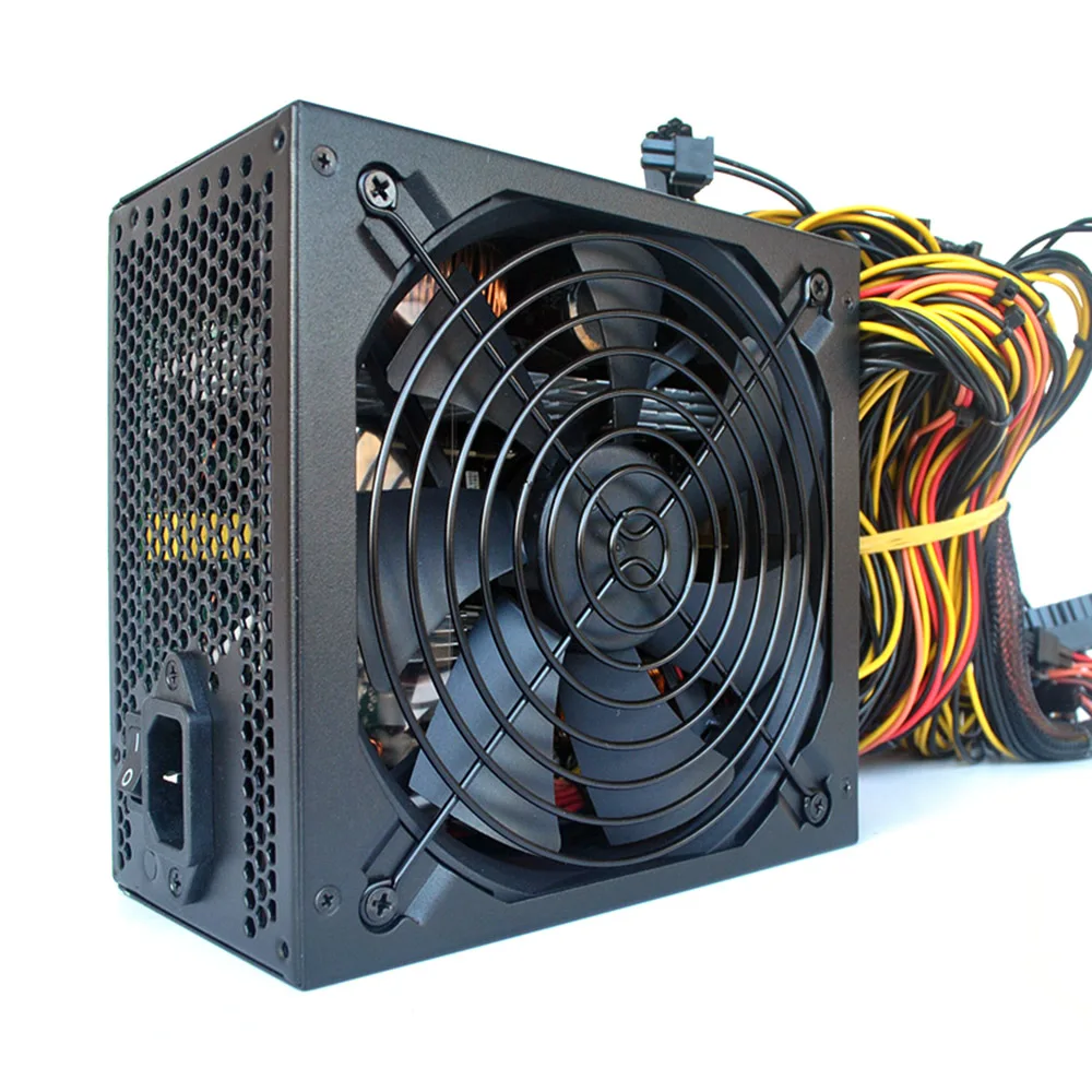 1800W ATX ETH Mining Machine Power Supply 160v-240V Input 96% Efficiency Support 8 Graphics Cards For Bitcoin Mining Device
1800W ATX ETH Mining Machine Power Supply 160v-240V Input 96% Efficiency Support 8 Graphics Cards For Bitcoin Mining Device