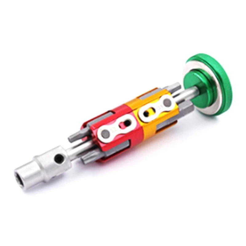 Aluminum Bike Bicycle Invisible Repair Tool Set Multi Portable Upgraded Version Hexagon Screwdriver T25 Wrench
Aluminum Bike Bicycle Invisible Repair Tool Set Multi Portable Upgraded Version Hexagon Screwdriver T25 Wrench