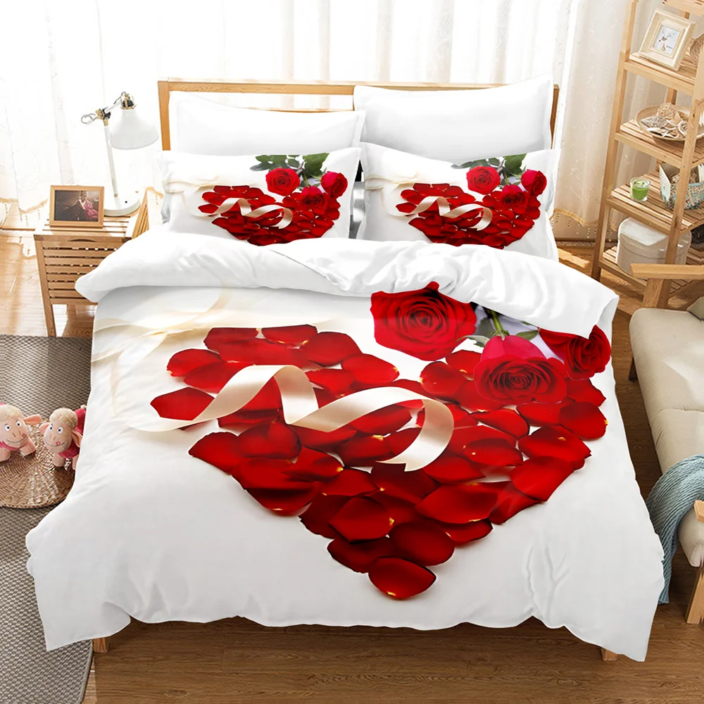 Red Rose Bedding Set Duvet Cover Set 3d Bedding Digital Printing Bed Linen Queen Size Bedding Set Fashion Design
Red Rose Bedding Set Duvet Cover Set 3d Bedding Digital Printing Bed Linen Queen Size Bedding Set Fashion Design