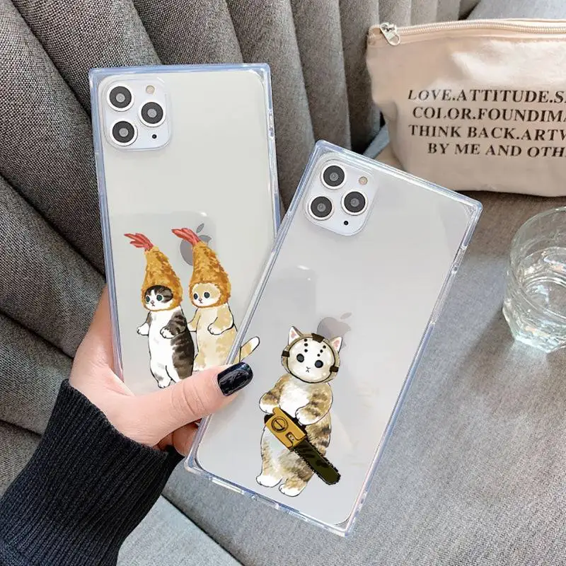 Cute cartoon cat Phone Case For iPhone 7 8 11 12 X XS XR MINI Pro Max Plus Clear Square Transparent
Cute cartoon cat Phone Case For iPhone 7 8 11 12 X XS XR MINI Pro Max Plus Clear Square Transparent