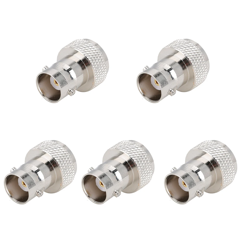 5 Pcs Coaxial Adapter Nickel Plated Brass Contact BNC Female to SMA Female RF Connector
5 Pcs Coaxial Adapter Nickel Plated Brass Contact BNC Female to SMA Female RF Connector
