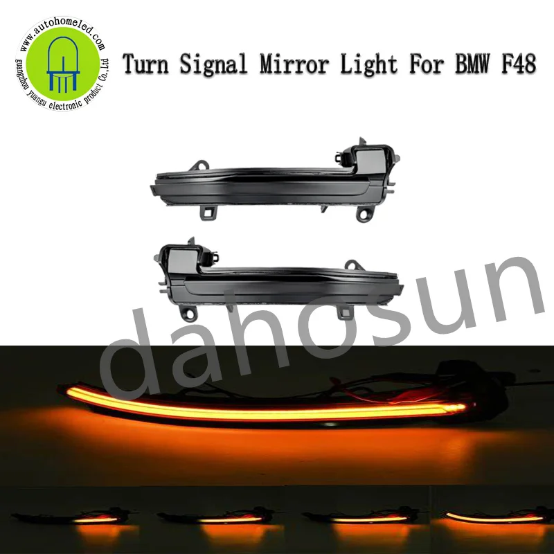 2Pcs Dynamic LED Turn Signal Mirror Light For BMW X2 X1 F48 F49 1/2 Series F45 F46 F52 Sedan 2016-2018 Flowing Repeater Blinker
2Pcs Dynamic LED Turn Signal Mirror Light For BMW X2 X1 F48 F49 1/2 Series F45 F46 F52 Sedan 2016-2018 Flowing Repeater Blinker