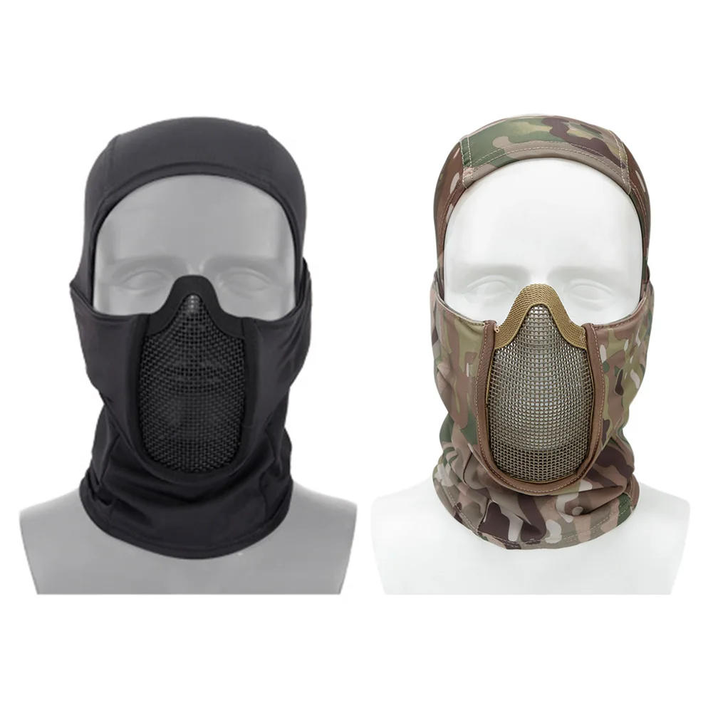 CS Game Cosplay Headgear Lightweight Half Face Steel Mesh Mask for Hunting Fishing Safety Protection Equipment
CS Game Cosplay Headgear Lightweight Half Face Steel Mesh Mask for Hunting Fishing Safety Protection Equipment