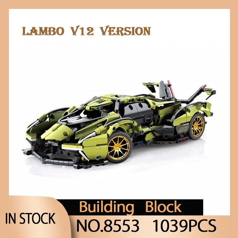 8553 высокотехнологичный спортивный мини-автомобиль Lamborghinis V12, строительные блоки, детские игрушки для детей, подарок на день рождения и Рожд...
8553 высокотехнологичный спортивный мини-автомобиль Lamborghinis V12, строительные блоки, детские игрушки для детей, подарок на день рождения и Рожд...