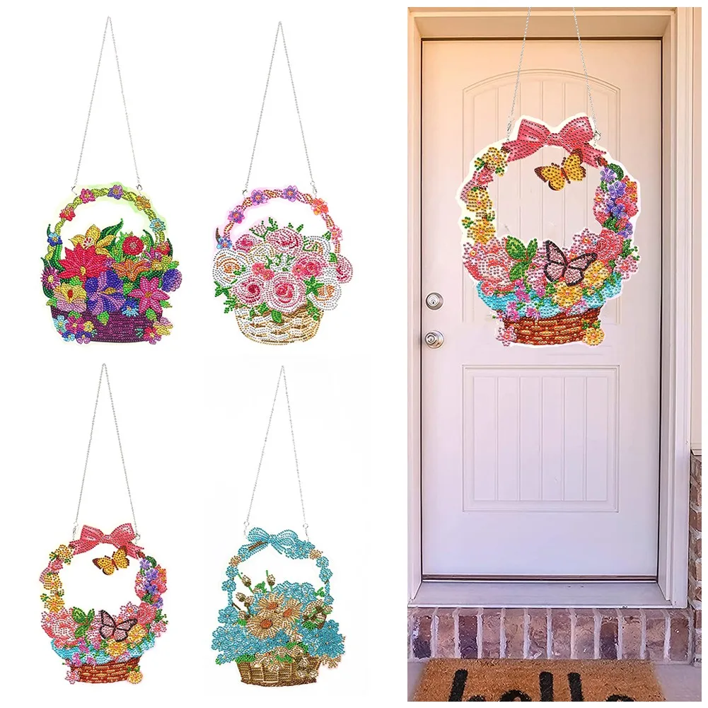 5D DIY Spot Drill Diamond Mosaic Crystal Flower Basket Kit Christmas Pendant Home Party Door Decor Diamond Embroidery Kit
5D DIY Spot Drill Diamond Mosaic Crystal Flower Basket Kit Christmas Pendant Home Party Door Decor Diamond Embroidery Kit