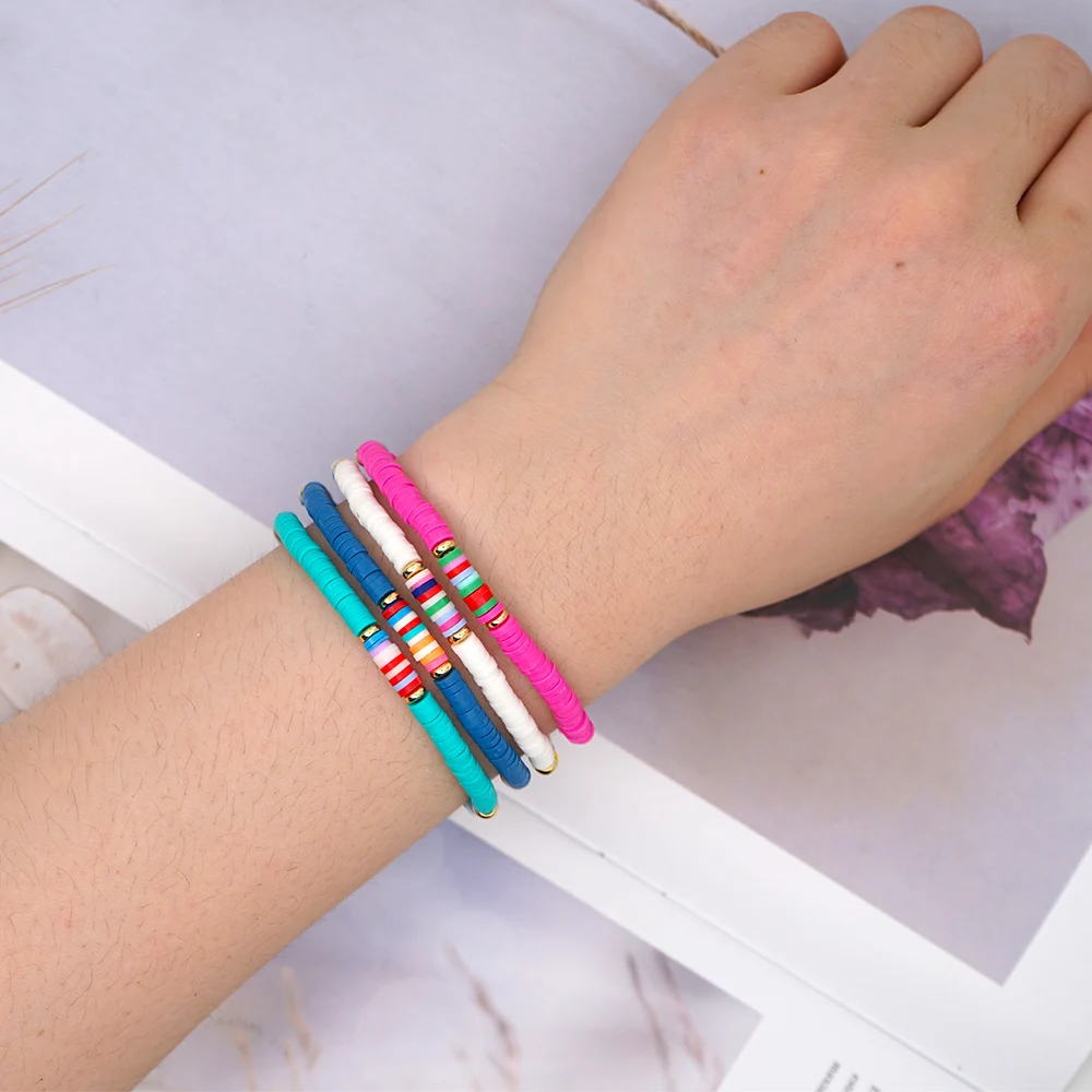 GO2BOHO Bracelet For Women Femme Friendship Bracelets Summer Heishi Disc Beads Pulseras Handmade Boho Jewelr Stackable Colorful
GO2BOHO Bracelet For Women Femme Friendship Bracelets Summer Heishi Disc Beads Pulseras Handmade Boho Jewelr Stackable Colorful