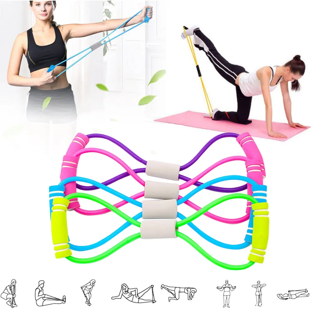New 2021 Gym 8 Word Elastic Band Chest Developer Rubber LOOP Latex Resistance Bands Fitness Equipment Stretch Yoga Training
New 2021 Gym 8 Word Elastic Band Chest Developer Rubber LOOP Latex Resistance Bands Fitness Equipment Stretch Yoga Training