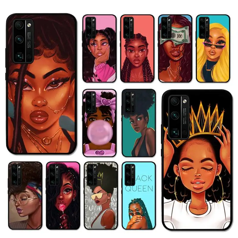 Fashion Black Girls Phone Case For Huawei Honor V30 30 9X 7A Pro View 20 10 9 Lite 10I 8C 8X 5A Play Cover
Fashion Black Girls Phone Case For Huawei Honor V30 30 9X 7A Pro View 20 10 9 Lite 10I 8C 8X 5A Play Cover
