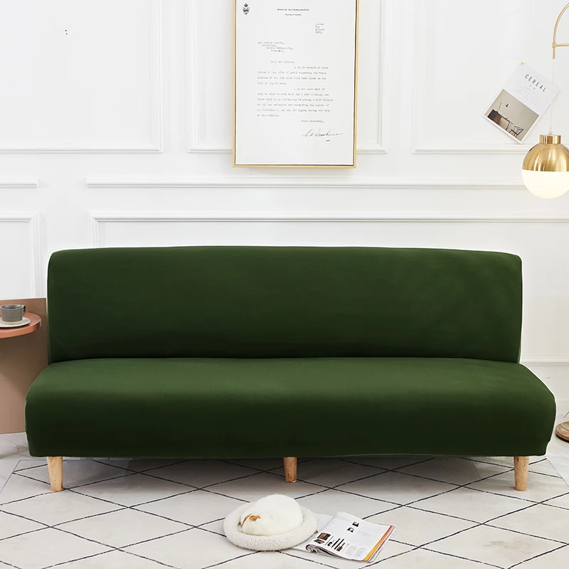 Armless Sofa Bed Cover Folding Dark Green Modern Seat Slipcovers Stretch Couch Cover Without Armrest Protector Elastic Spandex
Armless Sofa Bed Cover Folding Dark Green Modern Seat Slipcovers Stretch Couch Cover Without Armrest Protector Elastic Spandex