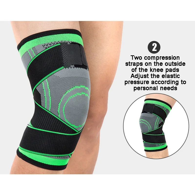 1PC Sports Kneepad Men Pressurized Elastic Knee Pads Support Knitting Bandages Pressurized Fitness Running Protectiveve
1PC Sports Kneepad Men Pressurized Elastic Knee Pads Support Knitting Bandages Pressurized Fitness Running Protectiveve
